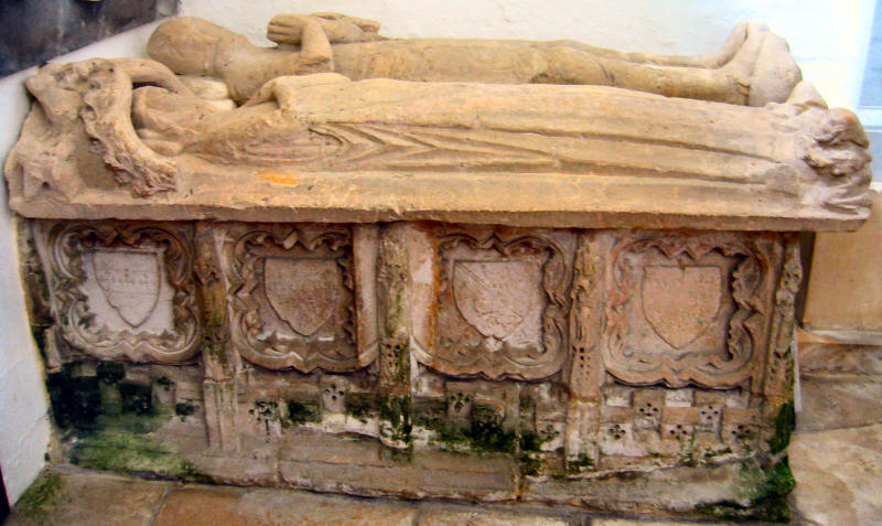 14th Century Efigies on 15th Century Tomb base